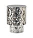 Wohnling Bijzettafel Aluminium 36cm Zilver Rond - Design bijzettafel Metaal - Loungtafel Alu - Moderne Salontafel - Kleine Woonkamertafel Handgemaakt