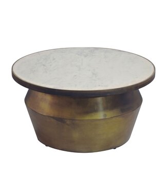 Wohnling Salontafel wit marmerlook 60 cm - WL7.548