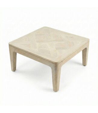 Wohnling Salontafel mangohout white wash 60 cm - WL7.585