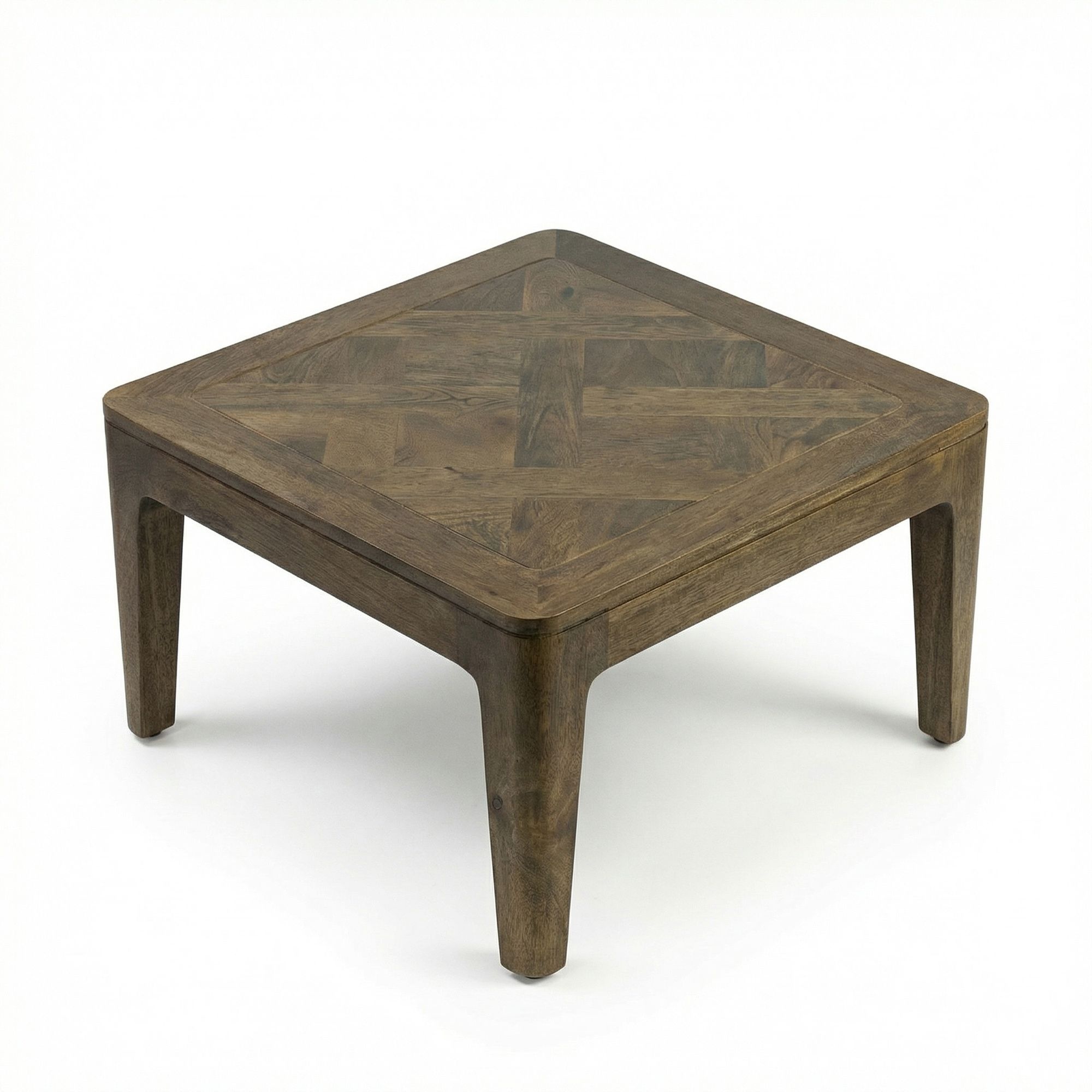 Salontafel mangohout walnoot 60 cm