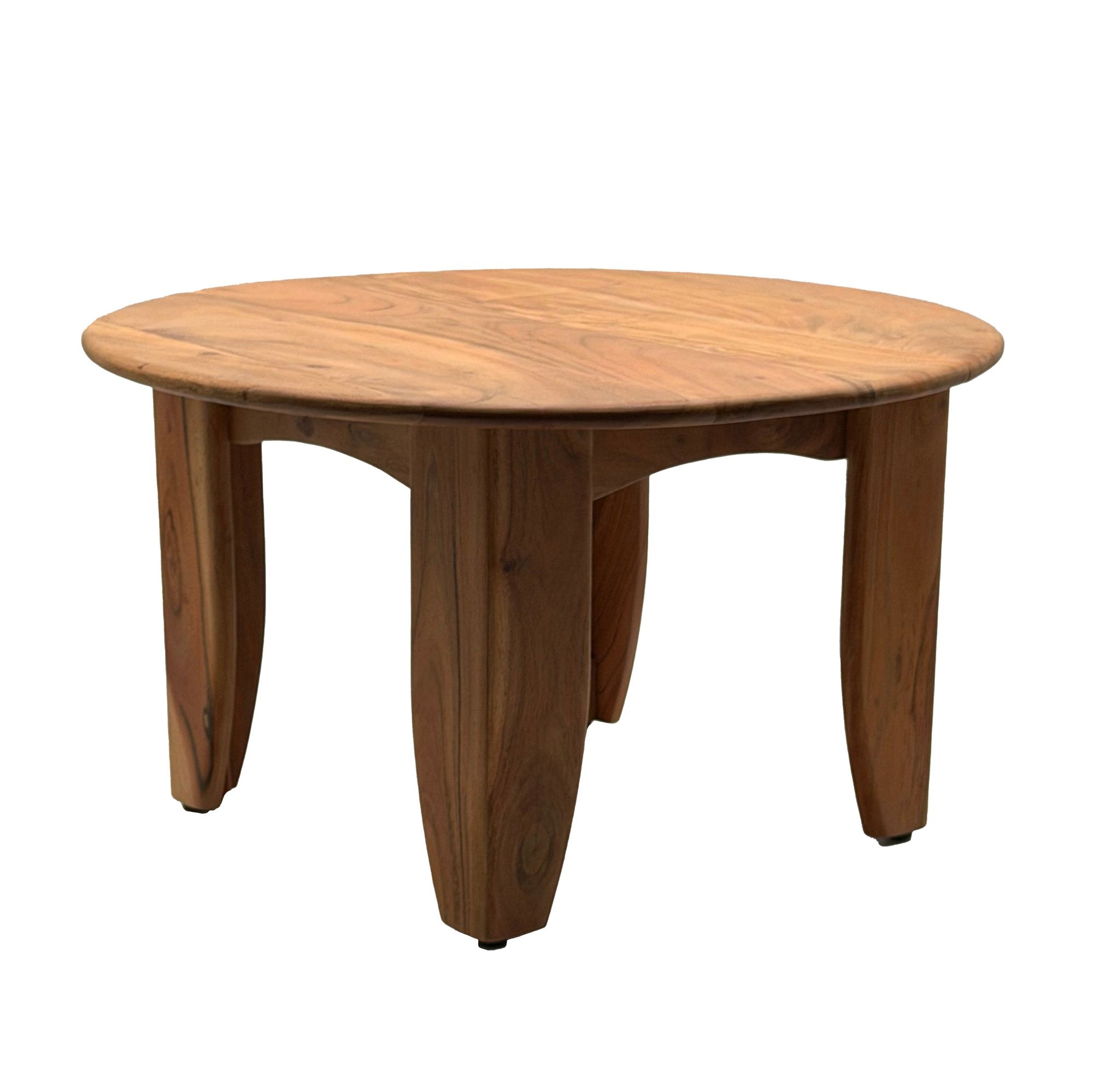 Salontafel acaciahout rond 60 cm
