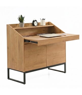Wohnling Secretaire eiken uitschuifbaar 100 cm - WL7.632