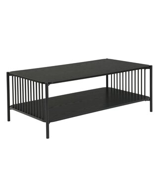 Wohnling Salontafel zwart eikenlook 110x60 cm - WL7.637