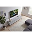Wohnling Lowboard 150cm TV-meubel Grijs Rechthoekig met 3 Lades - Design TV-kast - TV-tafel Greeploos - Moderne TV-kast - TV-dressoir Woonkamer