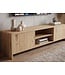 Wohnling TV Dressoir 155cm Eiken Decor - Modern TV-meubel met 2 deuren en plank - Stijlvolle TV-kast TV Dressoir - Elegant TV-dressoir voor de woonkamer
