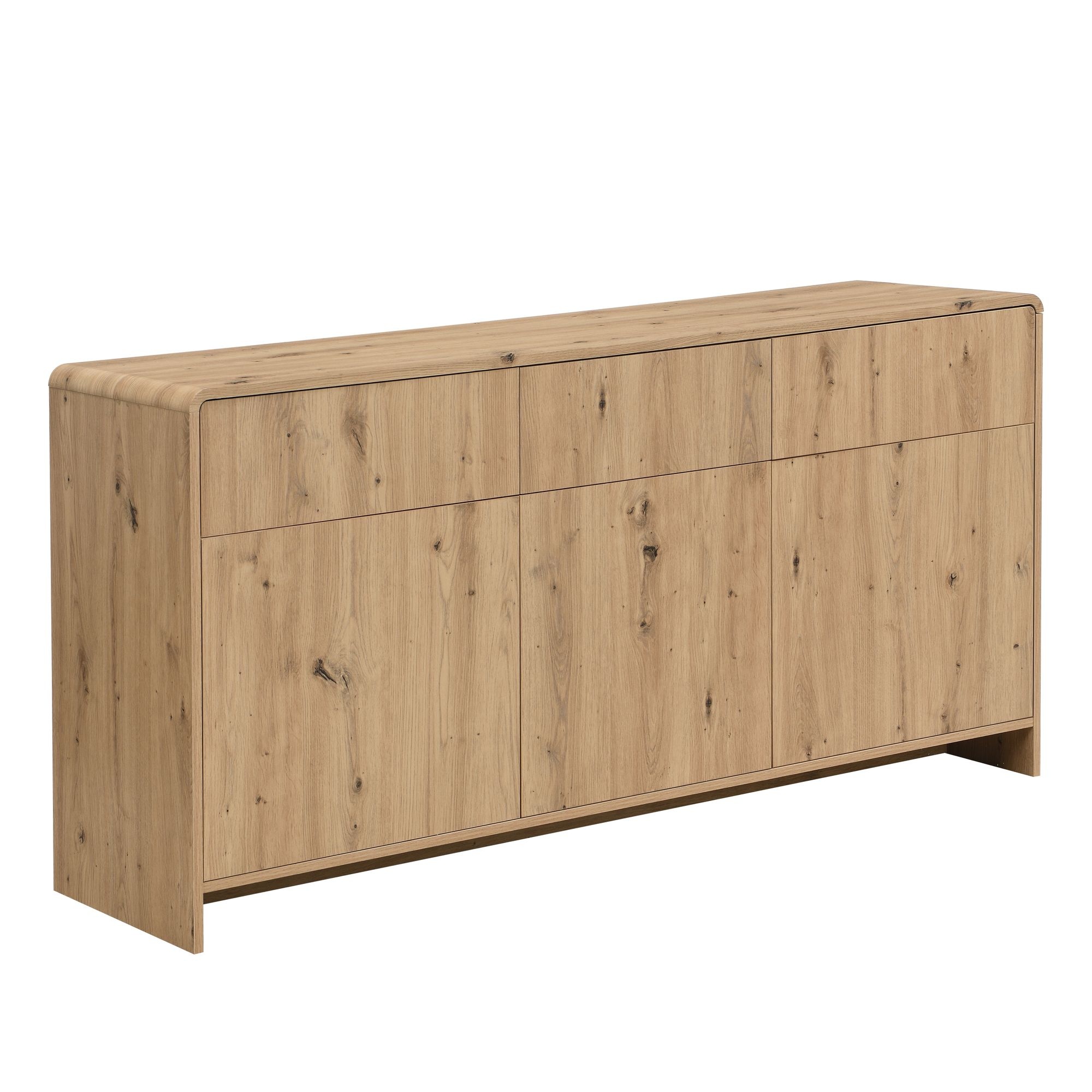 Dressoir eiken 155 cm breed