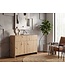 Wohnling Dressoir Eiken Decor 88cm - Commode met 2 Deuren en 2 Lades - Design Dressoir Greeploos Push to Open Modern