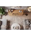 Wohnling Sideboard Eiken Decor 150cm - Commode met 2 Deuren en 2 Lades - Design Dressoir open Opbergvak - Moderne Staande Kast