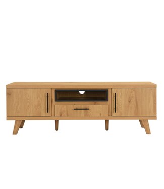 Wohnling Tv-meubel TV- eiken 150 cm breed - WL7.647