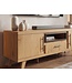 Wohnling TV Lowboard 150cm Eiken Decor - Modern TV-meubel met 2 deuren en lade - Stijlvolle TV-kast TV-dressoir - Elegant TV-dressoir voor de woonkamer