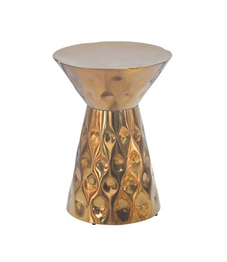 Wohnling Bijzettafel aluminium goud 36 cm - WL7.658