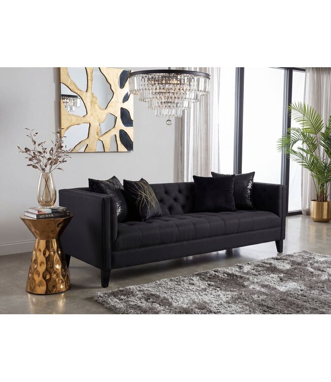 Wohnling Bijzettafel Aluminium 36cm Goud Rond - Design Aanrechttafel Metaal - Loungtafel Alu - Moderne Salontafel - Kleine Couchtafel Woonkamertafel Handgemaakt