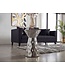 Wohnling Bijzettafel Aluminium 36cm Zilver Rond - Design Bijzettafel Metaal - Loungtafel Alu - Moderne Salontafel - Kleine Woonkamertafel Handgemaakt
