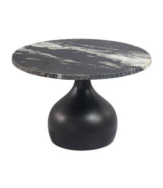 Wohnling Salontafel aluminium zwart 60 cm