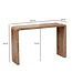 Wohnling Console tafel Acacia Massief hout 120cm Smal - Moderne Haltafel Houten Dressoir - Elegante Gangtafel Hal Massief houten meubels Handgemaakt