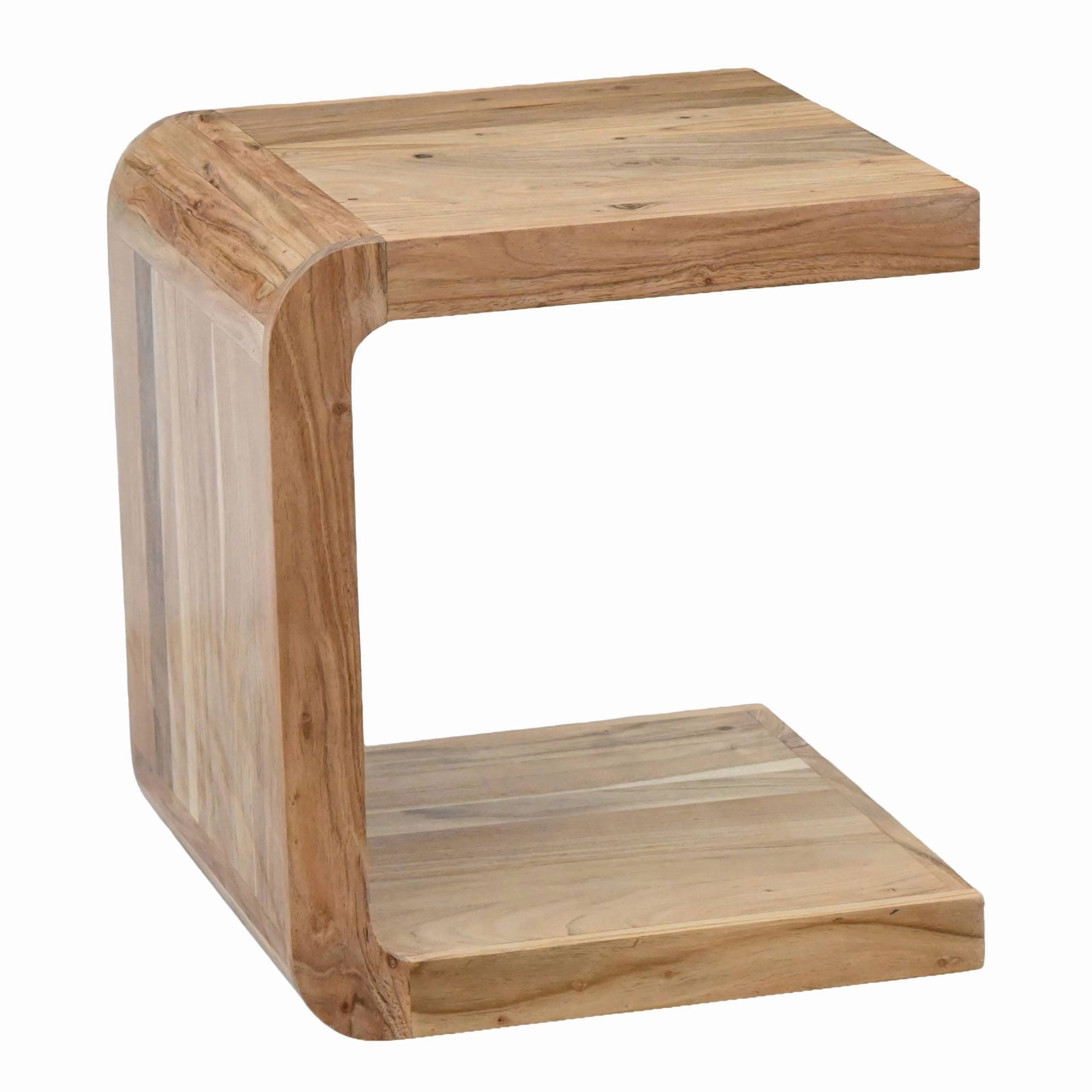 Bijzettafel acaciahout 45x45 cm