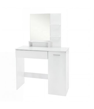 Wohnling Kaptafel wit met spiegel 90 cm - WL7.833