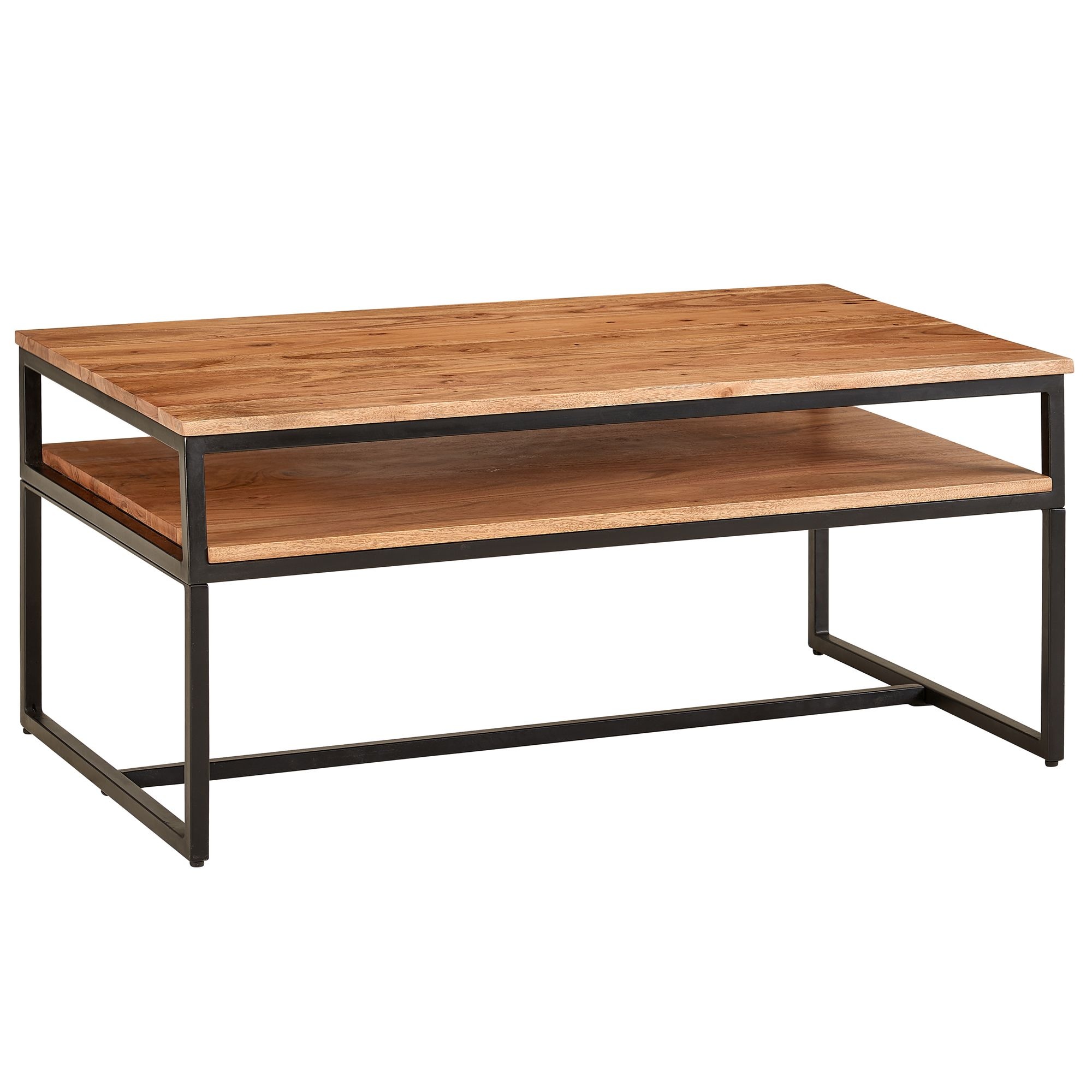 Salontafel acacia 100 cm breed