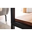 Wohnling salontafel 100x60x45 cm massief houten metalen salontafel salontafel acacia | Industriële kamertafel met opbergruimte | Houten tafel, salontafel, massief
