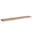 Wohnling Wandplank 160 cm Acacia Massief Hout met Boomrand Hangplank Modern | Muurplank Hangende Plank | Plank voor de Wand Zwevend