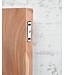 Wohnling Wandplank 160 cm Acacia Massief Hout met Boomrand Hangplank Modern | Muurplank Hangende Plank | Plank voor de Wand Zwevend