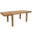 Wohnling Eettafel 120 - 200 cm Acacia Massief Hout Tijdloos - Uitschuifbare Keukentafel 10 Personen - Grote Rechthoekige Eenvoudige Eettafel - Houten Eettafel Handgemaakt