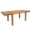 Wohnling Eettafel 160 - 240 cm Acacia Massief Hout Tijdloos - Uitschuifbare Keukentafel 10 Personen - Grote Rechthoekige Eenvoudige Eettafel - Houten Eettafel Handgemaakt