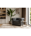 Invicta Interior Fauteuil CHESTERFIELD fluweel antieke uitstraling grijs