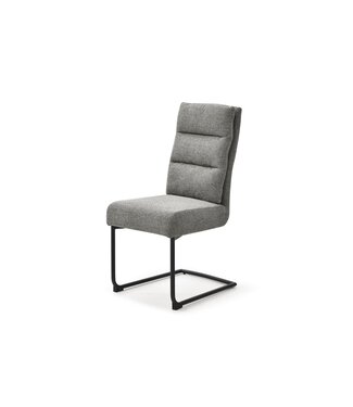 Invicta Interior Vrijdragende stoel COMFORT grijze structuurstof