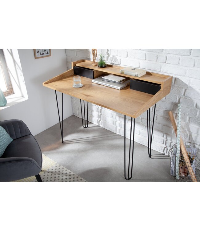 Invicta Interior Desk STUDIO 110cm oak-look