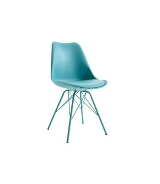 Invicta Interior SCANDINAVIA MASTERPIECE Stoel - Kunstleer Turquoise
