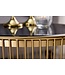 Invicta Interior Moderne Salontafel VARIATION 40cm Goud met Zwart Glas