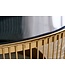 Invicta Interior Salontafel VARIATION 80cm goud met zwart glas