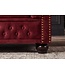 Invicta Interior Chesterfield Fluwelen Driezitsbank CHESTERFIELD 205cm rood