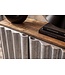 Invicta Interior Dressoir ZALVERO 75cm mangowood aluminium voorkant natural silver