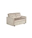 Invicta Interior Slaapbank SMART 140cm 2-zits fluweel champagne beige