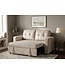 Invicta Interior Slaapbank SMART 140cm 2-zits fluweel champagne beige