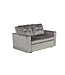 Invicta Interior Slaapbank SMART 140cm 2-zits fluweel grijs