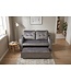 Invicta Interior Slaapbank SMART 140cm 2-zits fluweel grijs