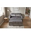 Invicta Interior Slaapbank SMART 140cm 2-zits fluweel grijs