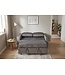 Invicta Interior Slaapbank SMART 140cm 2-zits fluweel grijs