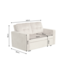 Invicta Interior Slaapbank SMART 140cm 2-zits fluweel grijs