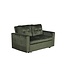Invicta Interior Slaapbank SMART 140cm 2-zits fluweel groen