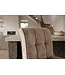 Invicta Interior Barkruk MODENA 92-116cm 360° draaibaar fluweel champagne beige met zwart metalen frame