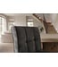 Invicta Interior Bar stool MODENA 92-116cm 360° rotatable velvet anthracite w/ black metal frame