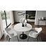 Invicta Interior Bistro tafel LYON 80cm rond keramiek wit