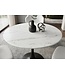 Invicta Interior Bistro tafel LYON 80cm rond keramiek wit