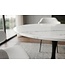 Invicta Interior Bistro tafel LYON 80cm rond keramiek wit