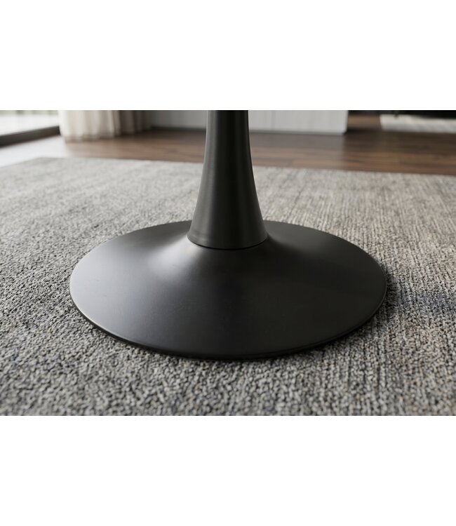 Invicta Interior Bistro tafel LYON 80cm rond keramiek wit