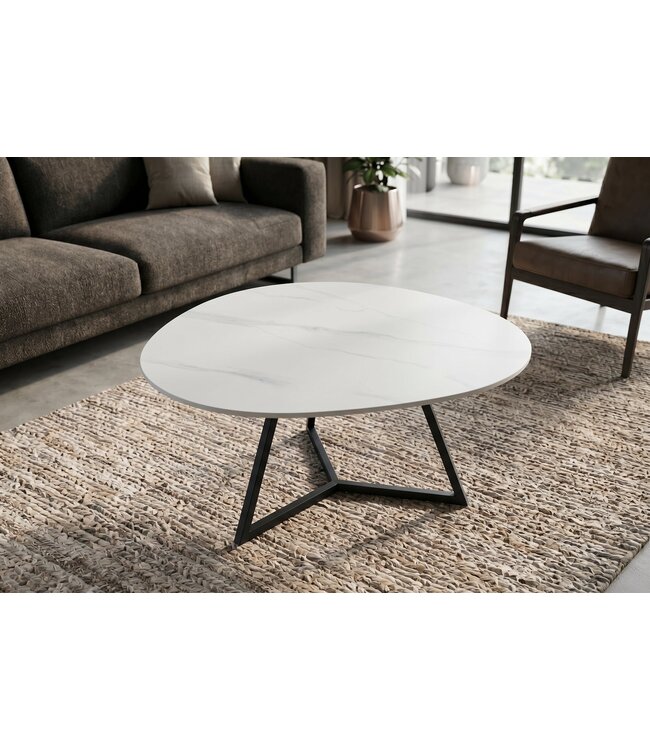 Invicta Interior Salontafel MARVELOUS 90cm keramiek wit